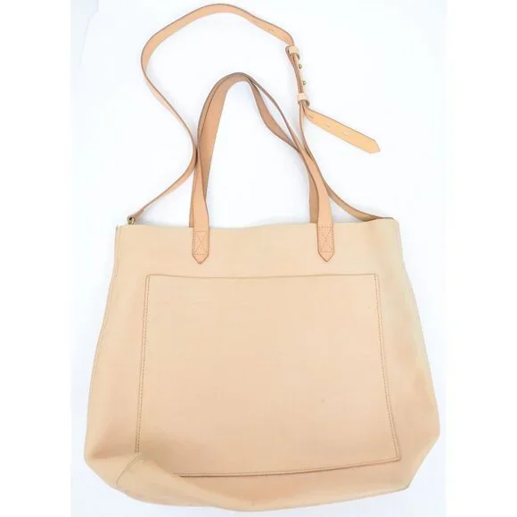 Madewell The Medium Transport Tote Nubuck Leather Crossbody Strap Shoulder Bag - Picture 3 of 9